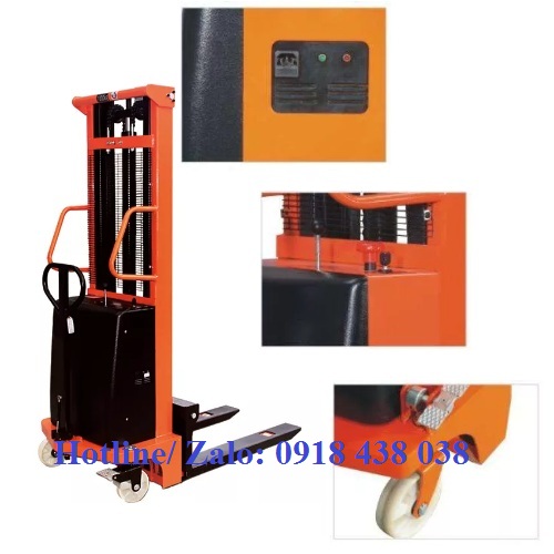 Xe nâng bán tự động, xe nâng hạ bằng điện: đặc điểm và nơi mua???